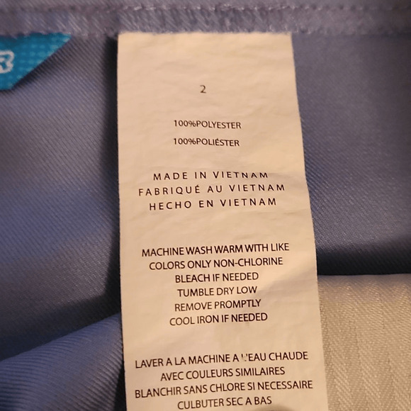 PGA Tour Periwinkle Bermuda Golf Shorts Size 2 (3035) - Picture 5 of 5